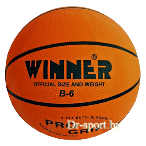 Мяч баскетбольный Winner Orange №6